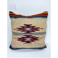 Cojín De Algodón Relámpago Color Beige 