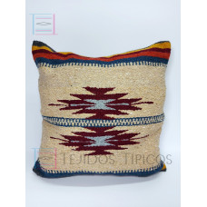 Cojín De Algodón Relámpago Color Beige 