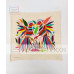 Cojín Bordado Tenango Multicolor ( Pieza Única ) No. 9