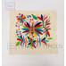Cojín Bordado Tenango Multicolor ( Pieza Única ) No. 4