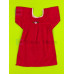 Vestido Bordado Multicolor niña Color Rojo,Talla 0 Vestido Bordado Multicolor niña Color Rojo,Talla 0