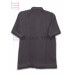 Guayabera de Lino Seda Manga Corta Talla 50 Color Gris