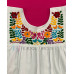 Vestido Bordado de niña modelo Julia, Color Balnco,Talla 1. Vestido Bordado de niña modelo Julia, Color Balnco,Talla 1.
