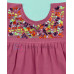 Vestido Bordado de niña modelo Julia, Color Rosa Claro,Talla 1