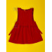 Vestido bordado de niña modelo Lucila, color rojo, talla 2. Vestido bordado de niña modelo Lucila, color rojo, talla 2.