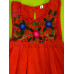 Vestido bordado de niña modelo Lucila, color naranja, talla 2. Vestido bordado de niña modelo Lucila, color naranja, talla 2.