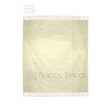 Mantel de Algodón Natural Liso 1.50 x 1.50 metros