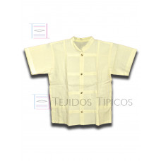 Camisa Martin Cuadros de Algodón Color Algodón Natural,Talla 12