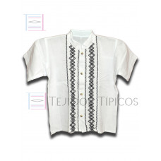 Camisa Red Rombos Santiago de Algodón Color Blanca,Talla 10