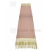 Rebozo Artesanal Base Beige Trama Lila 75 cm x 2.00 metros Rebozo Artesanal Base Beige Trama Lila 75 cm x 2.00 metros