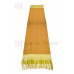 Rebozo Artesanal Base Oro Trama Rosa 75 cm x 2.00 metros Rebozo Artesanal Base Oro Trama Rosa 75 cm x 2.00 metros