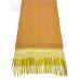 Rebozo Artesanal Base Oro Trama Rosa 75 cm x 2.00 metros Rebozo Artesanal Base Oro Trama Rosa 75 cm x 2.00 metros