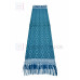 Rebozo Artesanal Base Pavo Trama Azul Cielo 75 cm x 2.00 metros Rebozo Artesanal Base Pavo Trama Azul Cielo 75 cm x 2.00 metros