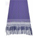 Rebozo Artesanal Base Petróleo Trama Morado 75 cm x 2.00 metros 