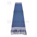 Rebozo Artesanal Base Petróleo Trama Azul Rey 75 cm x 2.00 metros Rebozo Artesanal Base Petróleo Trama Azul Rey 75 cm x 2.00 metros