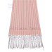 Rebozo de Algodón Rayado Coral 60 cm x 2.00 metros 