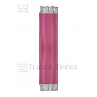 Rebozo de Algodón Rayado Rosa 60 cm x 2.00 metros Rebozo de Algodón Rayado Rosa 60 cm x 2.00 metros