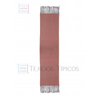 Rebozo de Algodón Rayado Vino 60 cm x 2.00 metros Rebozo de Algodón Rayado Vino 60 cm x 2.00 metros