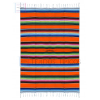 Saltillo Grande De Acrilán 1.50 x 2.20 metros Color Naranja 