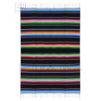 Saltillo Grande De Acrilán 1.50 x 2.20 metros Color Negro 