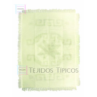 Sarape Estrella de Algodón  de 1.60 x 2.20 color Hueso
