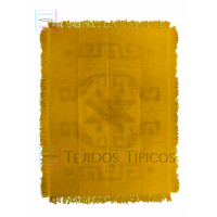 Sarape Estrella de Algodón  de 1.60 x 2.20 Color Oro