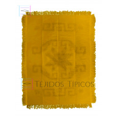 Sarape Estrella de Algodón  de 1.60 x 2.20 Color Oro