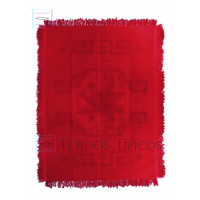 Sarape Estrella de Algodón  de 1.60 x 2.20 Color Shedron