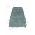 Tapete Estrella de Algodón Chico 50 cm x 1.00 m  Color Gris Claro