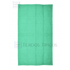 Tapete Liso de Algodón 1.25 x 2.00 m Color Verde Agua 