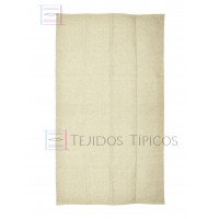 Tapete Liso de Algodón 1.25 x 2.00 m Color Hueso 
