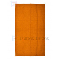 Tapete Liso de Algodón 1.25 x 2.00 m Color Naranja 