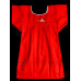 Vestido Bordado multicolor niña Color Rojo, Talla 4