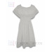 Vestido Nayelly de Algodón con Con Olan Bordado a Mano Color Blanco,Unitalla Vestido Nayelly de Algodón con Con Olan Bordado a Mano Color Blanco,Unitalla