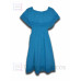 Vestido Nayelly de Algodón con Con Olan Bordado a Mano Color Turquesa,Unitalla Vestido Nayelly de Algodón con Con Olan Bordado a Mano Color Turquesa,Unitalla