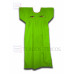 Vestido Bordado Multicolor Color Verde Limón, Talla Standard