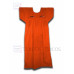 Vestido Bordado  Multicolor Color naranja, talla standard,