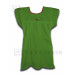 Vestido Bordado  Multicolor Color Verde Bandera,Talla 0