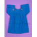 Vestido Bordado Multicolor niña Color Azul Turquesa,Talla 0 Vestido Bordado Multicolor niña Color Azul Turquesa,Talla 0
