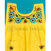 Vestido Bordado de niña modelo Julia, Color Amarillo,Talla 2. Vestido Bordado de niña modelo Julia, Color Amarillo,Talla 2.