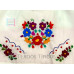 Vestido Bordado  Multicolor niña Color Blanco,Talla 1