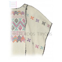 Huipil Amuzgo Algodón Multicolor.