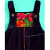 Vestido Chiapas Algodón Azul ,Talla 0. Vestido Chiapas Algodón Azul ,Talla 0.